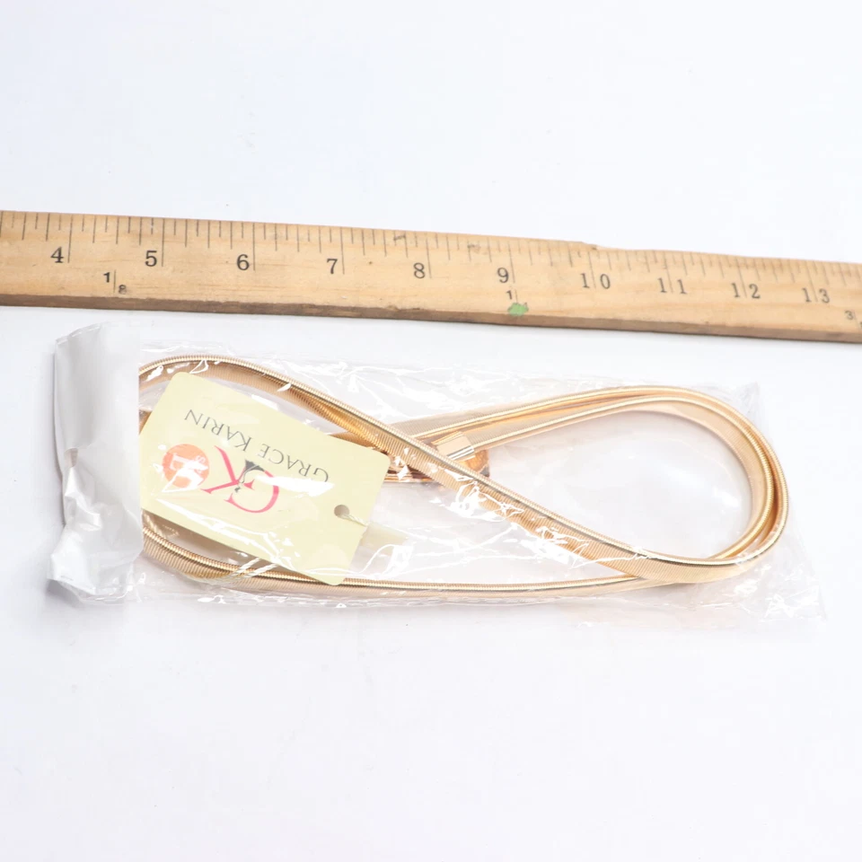 Cinturón Grace Karin Metal Dorado Grande Foto 3 de 4