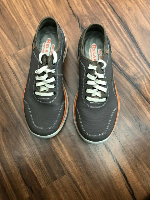 skechers men's canvas boat shoes