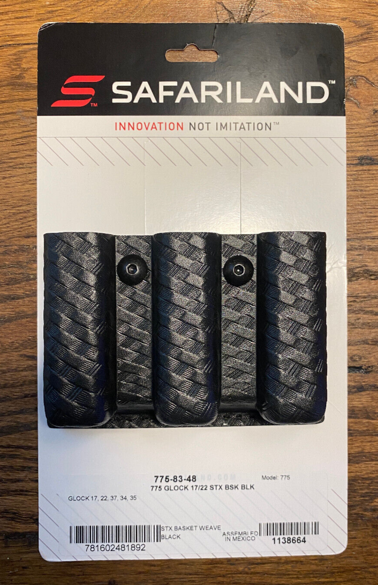 Safariland Slimline Open Top Triple Mag Holder for GLOCK MAGAZINES
