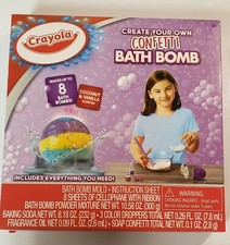 Crayola Confetti Bath Bomb Kit 8 Bombs New