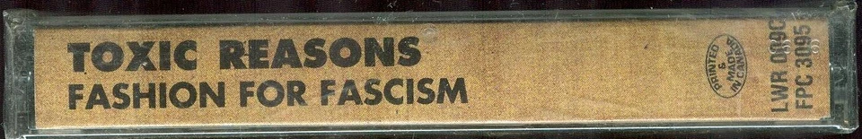 TOXIC REASONS Fashion For Fascism Tape Punk HC Canadian Press 1990 Sealed - Image 3 of 3