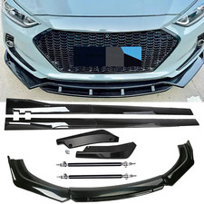 Front Bumper Lip Chin Spoiler Splitter Side Skirt Rear Rod For Hyundai Elantra U Front Bumper Lip Chin Spoiler Splitter Side Skirt Rear Rod For Hyundai Elantra U