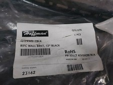 HOFFMAN QTPRWB12BLK REINFORCED WALL BRACKET BLACK STEEL NEW PACKAGE LOT OF 2