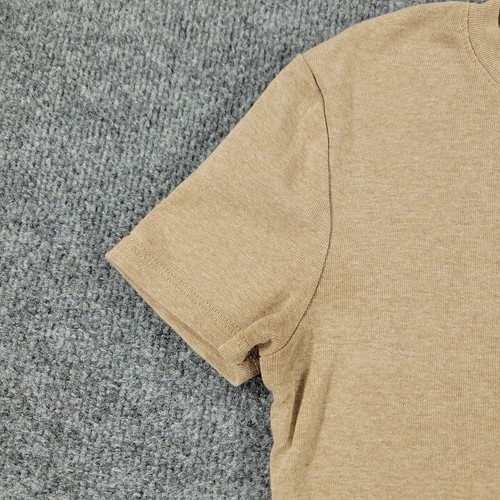 Zara Shirt Girl's Small Small Brown Crew Neck Short Sleeve Top Stretch Pullover - Picture 5 of 12