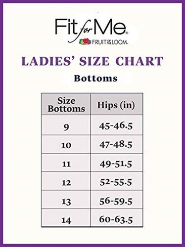 Fruit of the Loom Women's Size Underwear, Assorted Fit Types , Colors , Sizes - Picture 39 of 52