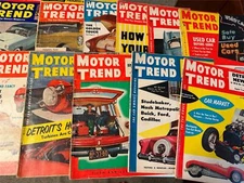 Motor Trends 1954 11 Different Sports Car Magazine (Lot MT10)