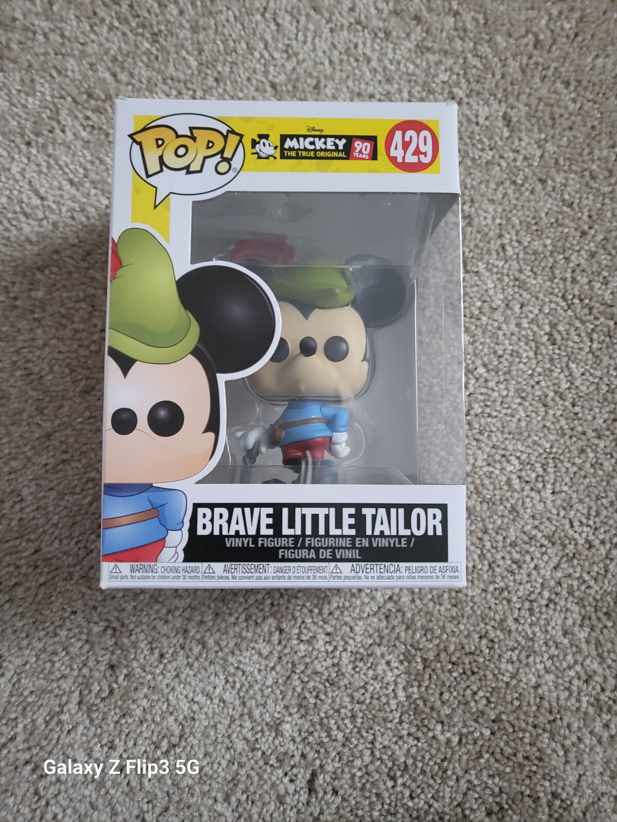 Funko Pop! Vinyl: Disney - Mickey Mouse (Brave Little Tailor) #429