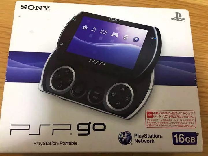 Sony PSP go PSP-N1000 box BlacK from jAPAN