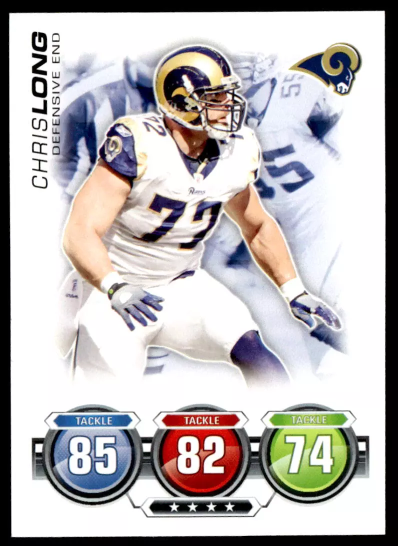 Chris Long trading card