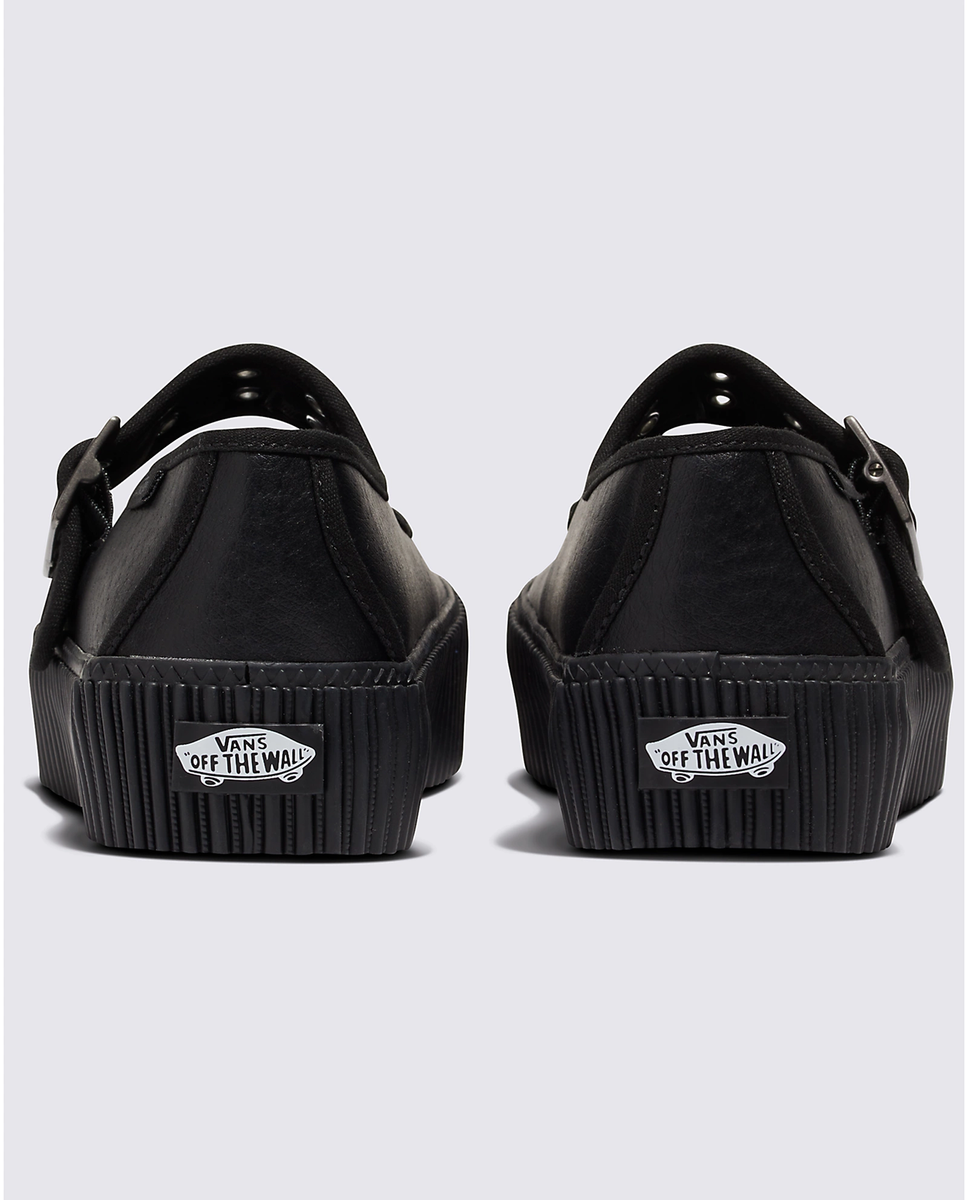 Vans Mary Jane Creeper Shoe Grunge Core Black Leather