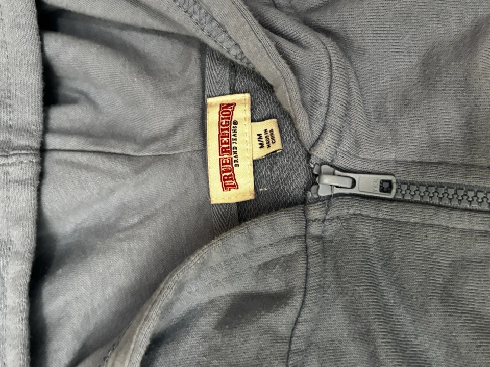 Chaqueta True Religion Bloque Color Azul y Naranja Foto 2 de 4