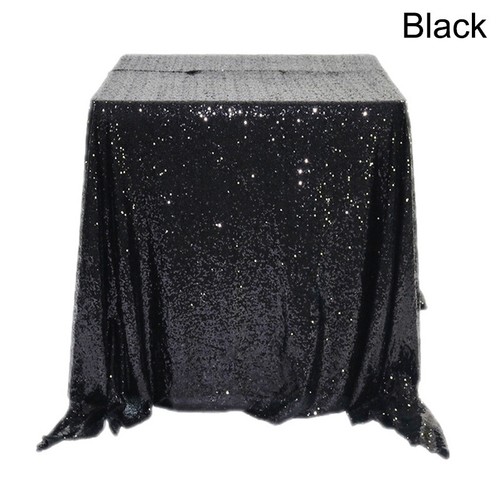 Cubierta de mantel rectangular lentejuelas brillantes oro rosa plata boda fiesta decoración - Imagen 18 de 26