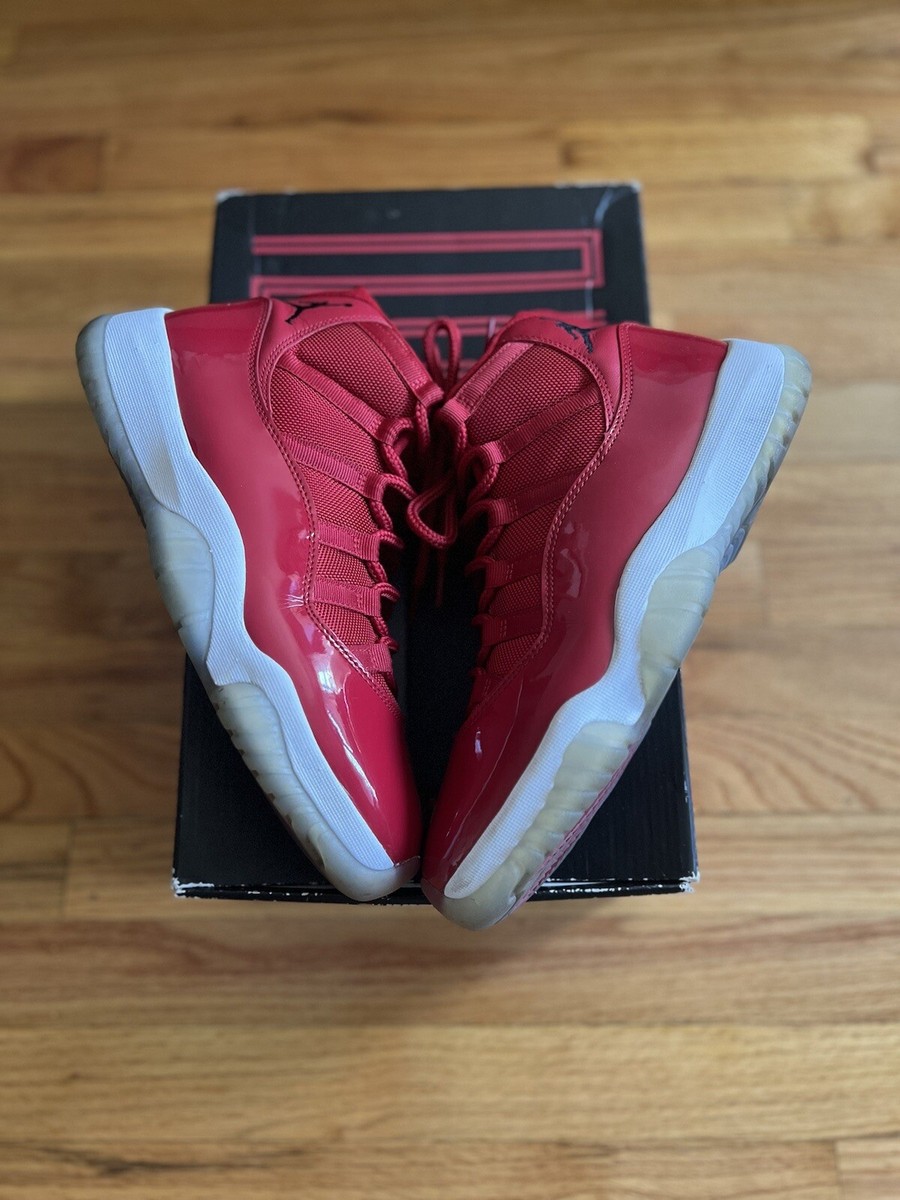 Air Jordan 11 Retro “Win Like 96” Gym Red 378037-623 Size 9