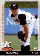 2009 Kannapolis Intimidators 1st Half Multi-Ad #17 Nate Jones Butler Kentucky KY