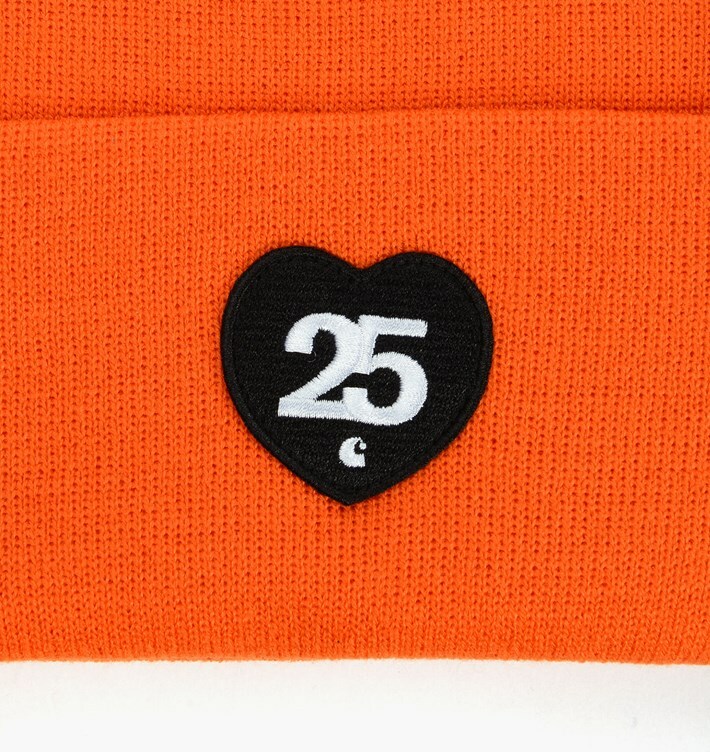 CARHARTT WIP ACRYLIC WATCH HAT XXV Carhartt Orange image 4