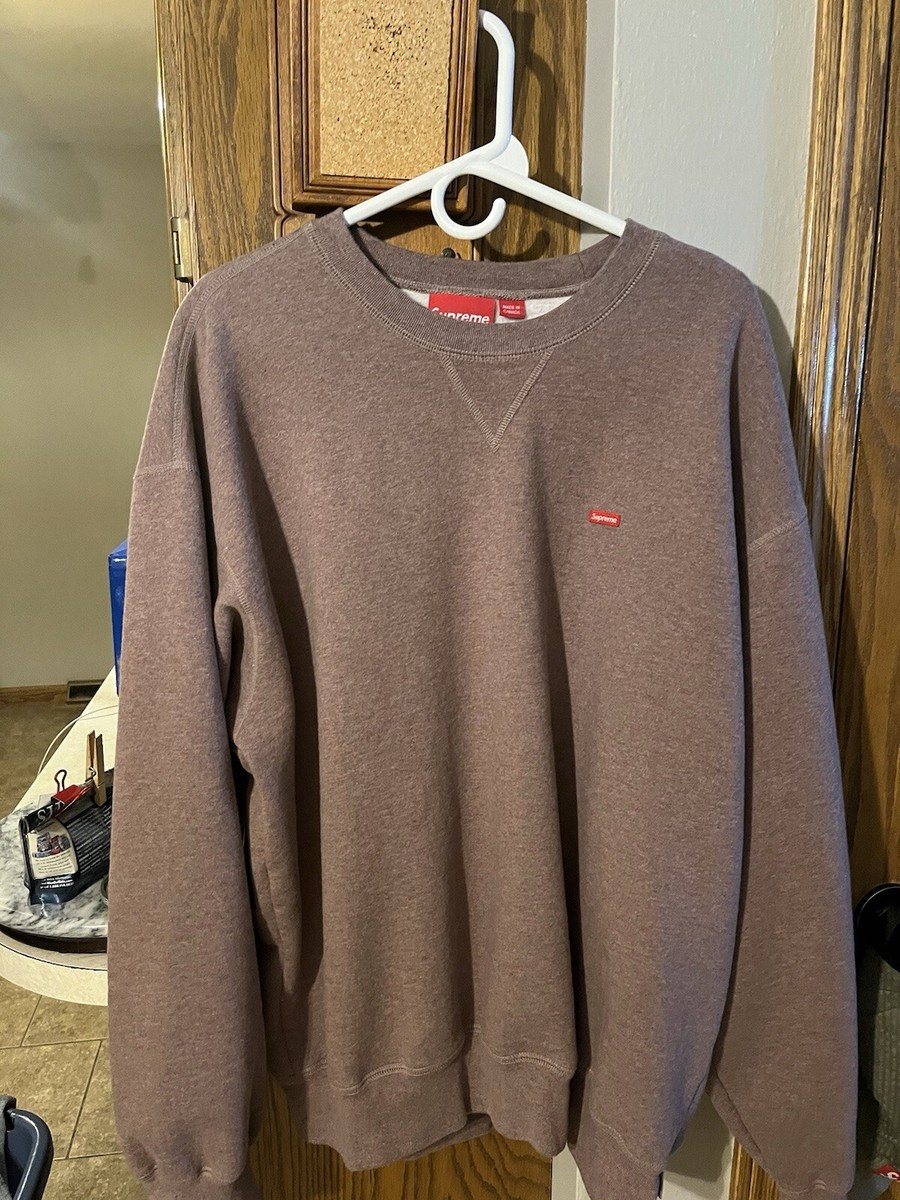 Supreme Small Box Crewneck (FW20) Heather Multi Men's - FW20 Supreme Small Box Crewneck (FW20) Heather Multi Men's - FW20