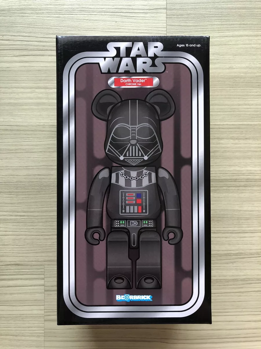 Bearbrick Star wars Darth Vader Chrome Version 400% | eBay