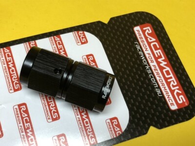 Raceworks AN-4 Male Flare To NPT 1/8In 45Deg - RWF-823-04BK