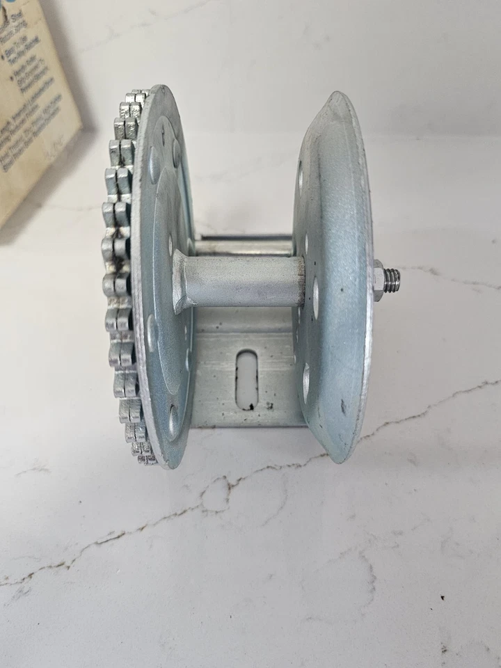 Remolque T-1000A 1987 vintage manivela de engranaje de muñeca en caja original mango blanco Foto 3 de 4