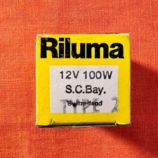 Riluma Projector Lamp Projection Bulb 12v 100w BXT NOS NIB