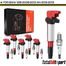 6x Ignition Coil & IRIDIUM Spark Plug Kits for BMW 325Ci 330xi 330Ci X3 X5 Z4