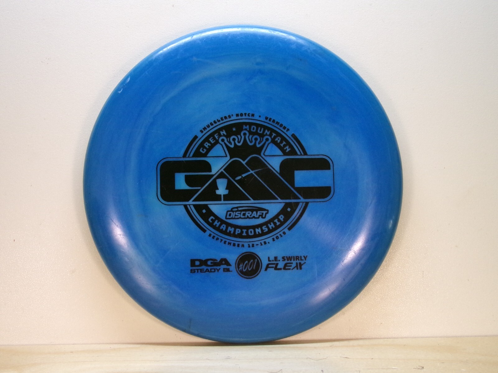 DGA LE Swirly Flex STEADY BL 001 170g Disc Golf Beadless Putter eBay