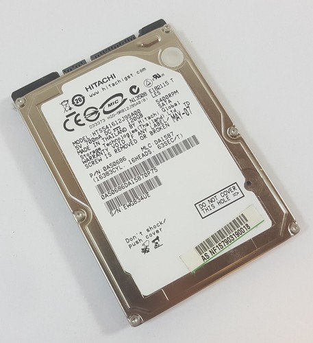 120GB Hitachi HTS541612J9SA00 SATA 2,5" Notebook Festplatte
