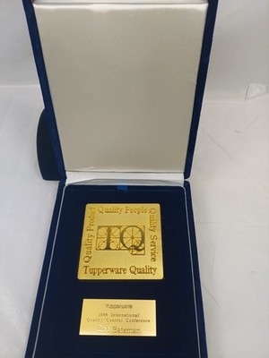 1988 Tupperware award International Quality Control Conference