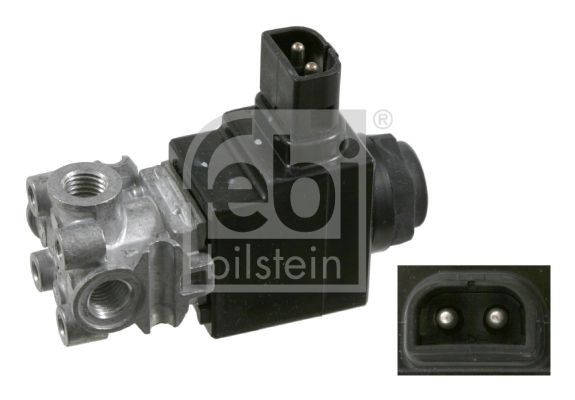 FEBI BILSTEIN 22232 Solenoid Valve 103.45mm Length 24V 2 Connectors Fits VOLVO