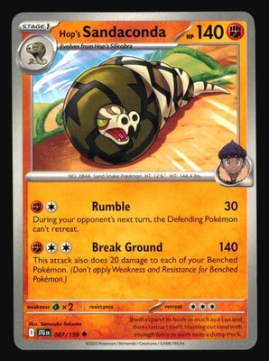 Hop's Sandaconda Uncommon SV09: Journey Together 087/159 NM