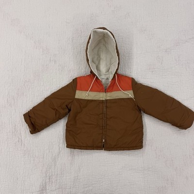 Vintage Toddler Sears Unisex Toddler Hooded Puffer Jacket size Large