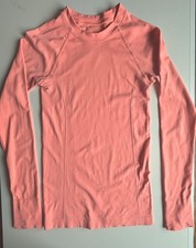 Lululemon Womens Pink coral Swiftly Tech Long Sleeve Running Top Athletic XS
