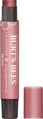 Burt's Bees Lip Shimmer Peony Moisturizing Lip Color Gloss 0.09oz