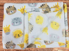 Jungle Animals Baby Blanket Tiger Lion Giraffe Bear Heads Plush Sam4U