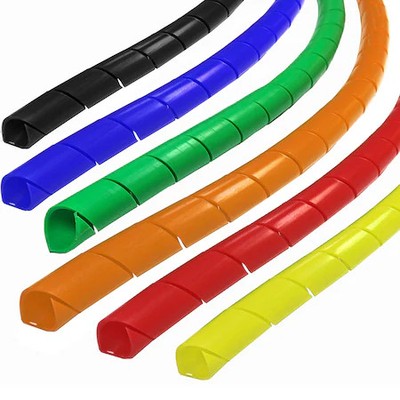 ELECTRIDUCT WL-SW-100-10-BL Cable Wrap, 1 in Inside Dia., 10 ft, Polyethylene,