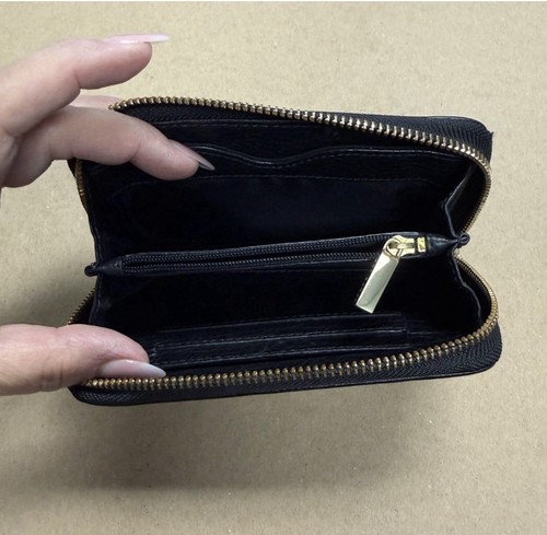 Tory Burch Compact Black Wallet