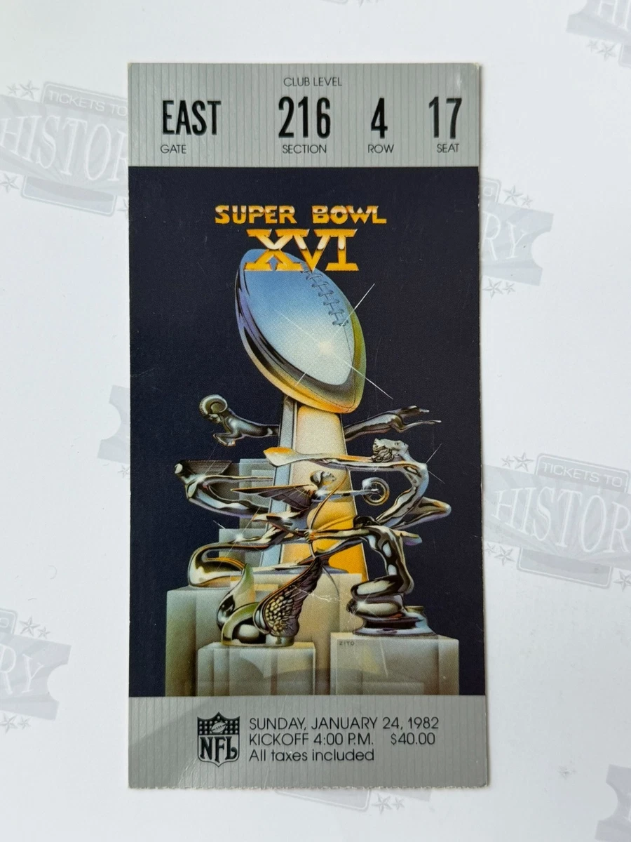 Super Bowl In Vintage Sports Ticket Stubs for sale | eBay