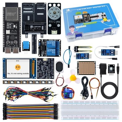 AIoT Starter Kit, ESP32-S3 AI Voice Control Electronics Starter Kit, DHT11 Te...