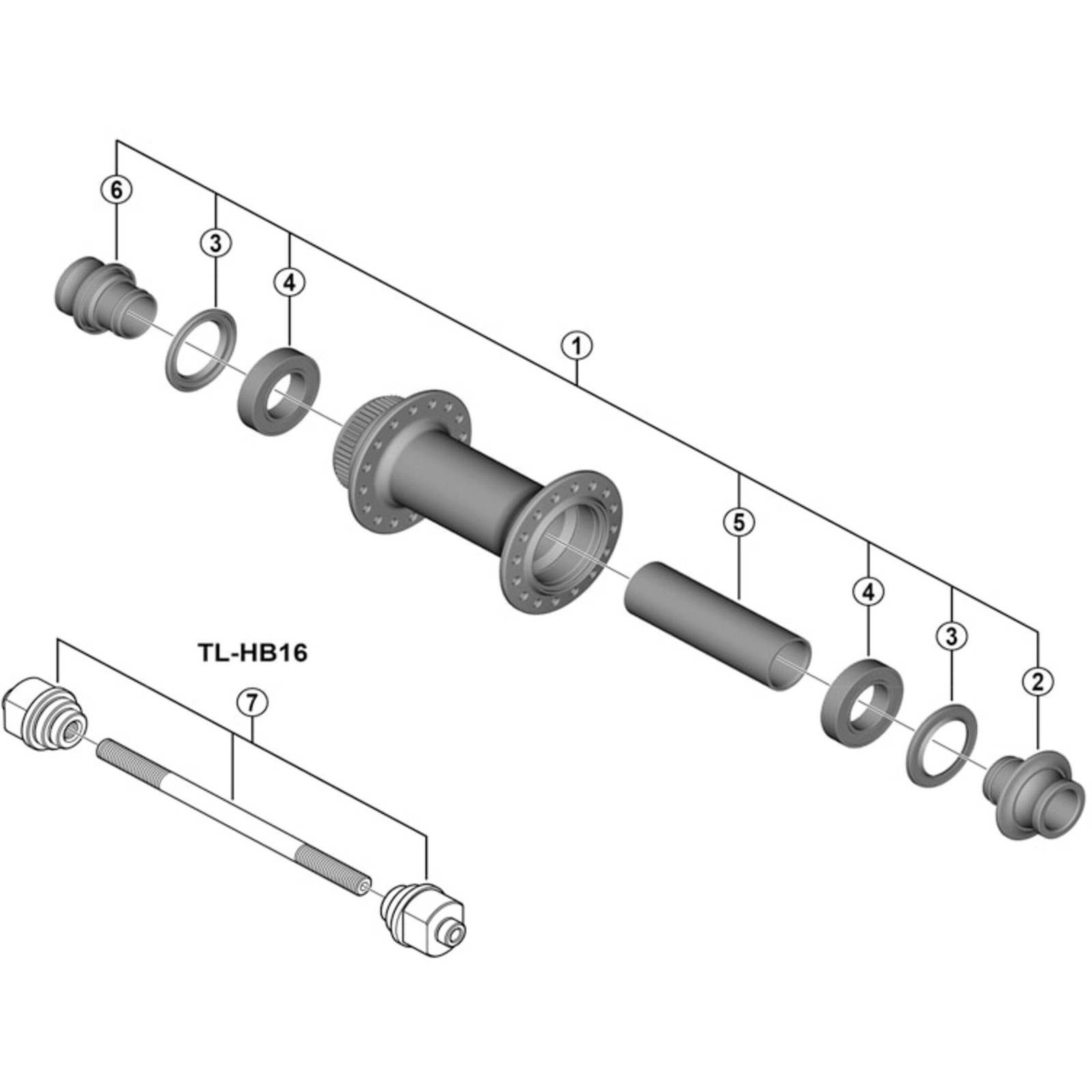 Shimano Spares HB-M988 left hand seal ring
