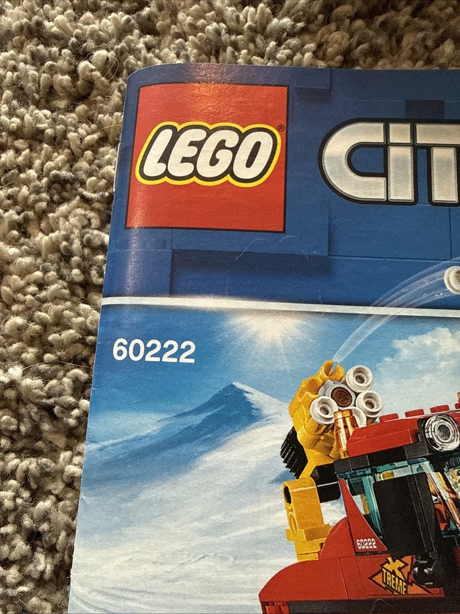 LEGO City Great Vehicles Set 60222 Snow Groomer Skier Truck Driver