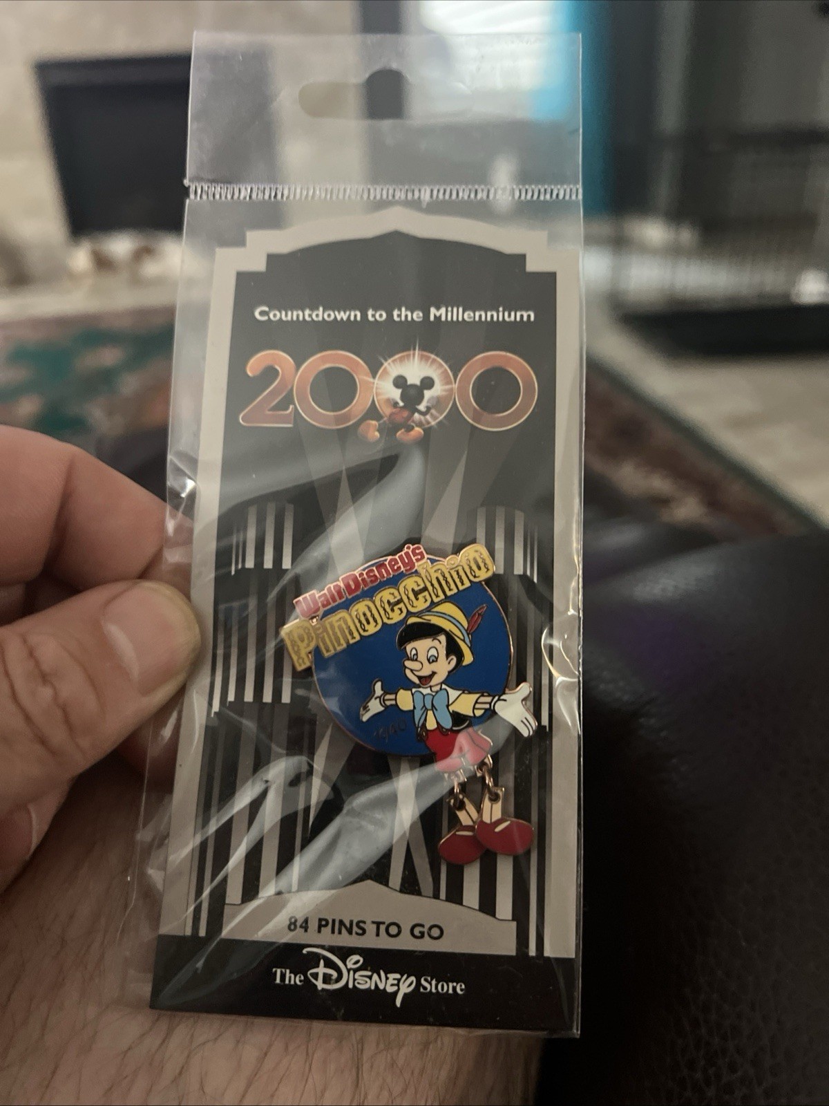 Disney Trading Pin Pinocchio Countdown to the Millennium 1999 #85 Dangle DS