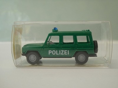 Wiking HO OO 1/87 Mercedes Benz 230 G 4x4 Deutsche Polizei Polizeiwagen 106 14 Karton