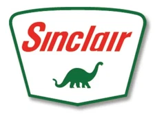 SINCLAIR GAS Dinosaur Decal - Super High Gloss - Vintage Dino Oil Station Ad