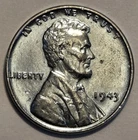 Nicer Low Mintage "business uncirculated++" 1943 P "steel" Lincoln Wheat Cent