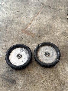 John Deere Jx85 Metal Commercial Wheels Set of 2 Ready To Use