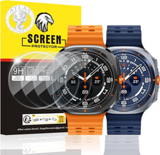 SPGUARD 4 Pack for 2025/2024 Galaxy Watch Ultra 47Mm Screen Protector, Tempered
