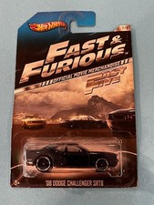 HOT WHEELS Fast Furious Fast Five '08 Dodge Challenger SRT8 WalMart 7/8 - 2012