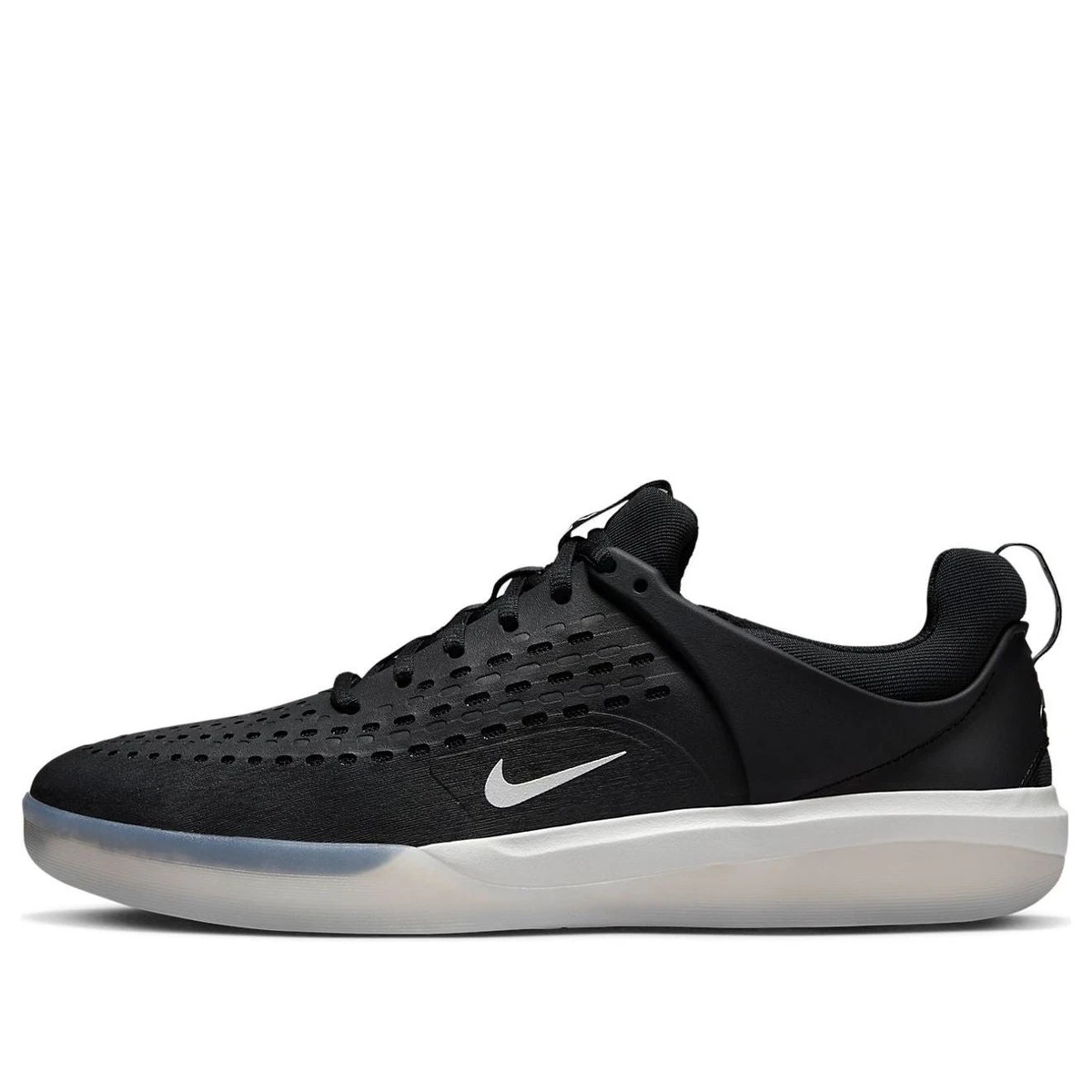 Nike Zoom Nyjah 3 SB \'Black White\' athletic sneaker shoes men’s size 13 NIKE SB ZOOM NYJAH 3 BLACK/WHITE-BLACK-WHITE - KINGSWELL  main image 4