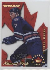 1997-98 Donruss Canadian Ice National Pride Die-Cut 19/1997 Jason Arnott #12 1u6