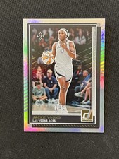 JACKIE YOUNG 2025 Panini WNBA Donruss SILVER HOLO PRIZM Las Vegas Aces #60